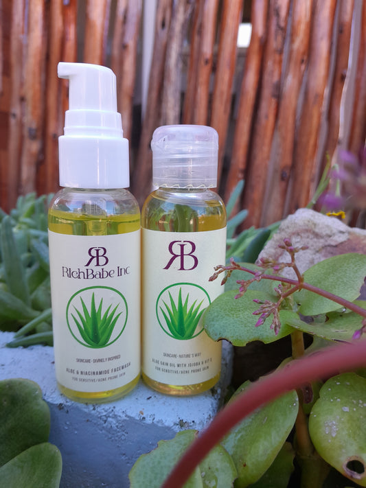 Aloe & Niacinamide Facewash + Aloe & Jojoba Oil