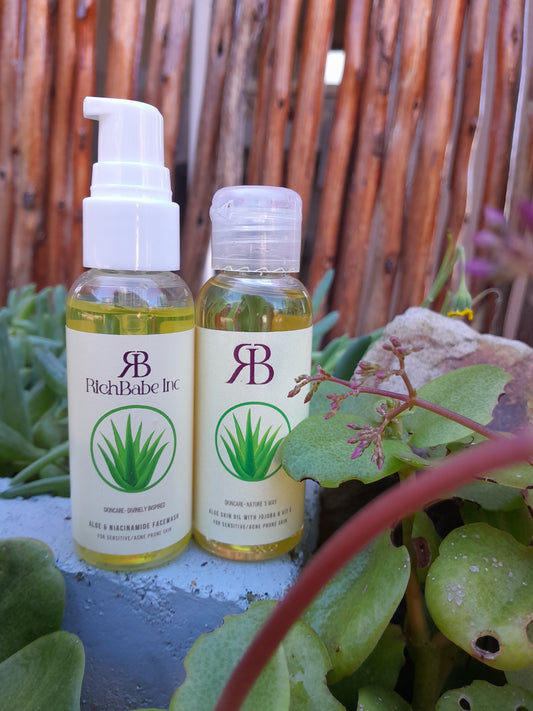 Aloe & Niacinamide Facewash + Aloe & Jojoba Oil