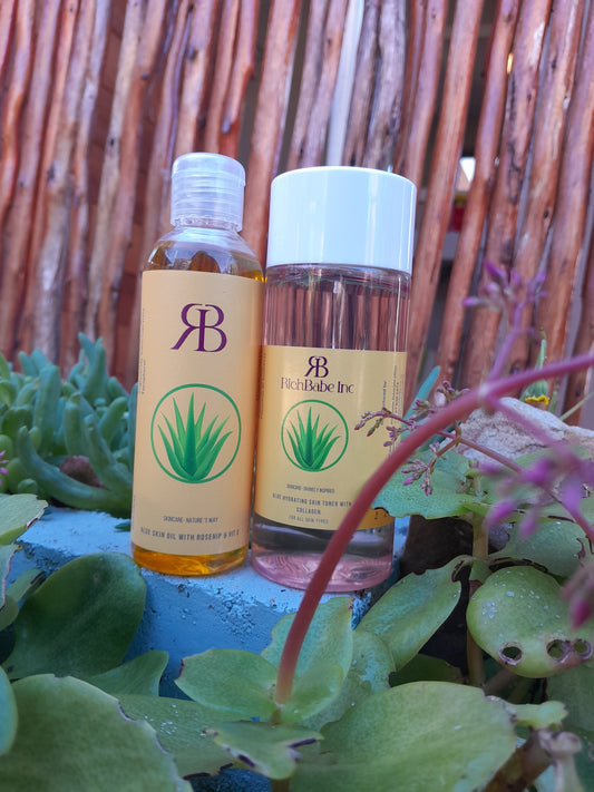 Aloe & Collagen Toner + Aloe & Rosehip Oil