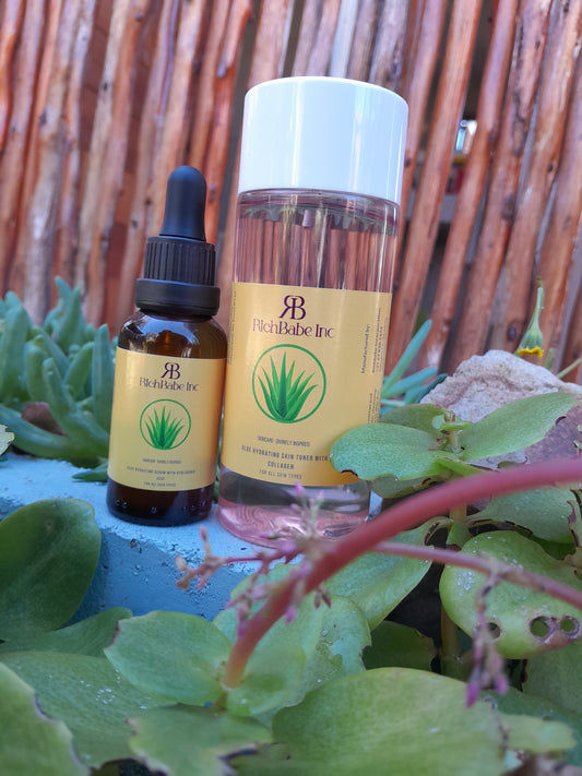 Aloe & Collagen Toner + Aloe & Hyaluronic Acid Serum
