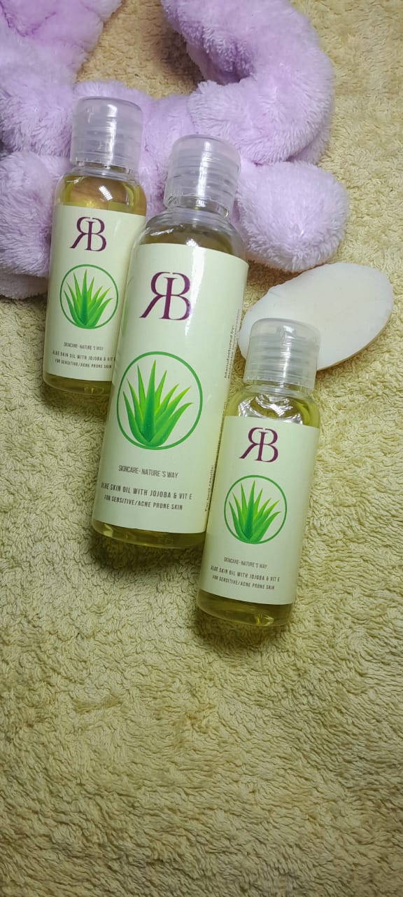 Aloe Skin Oil with Jojoba and Vit E