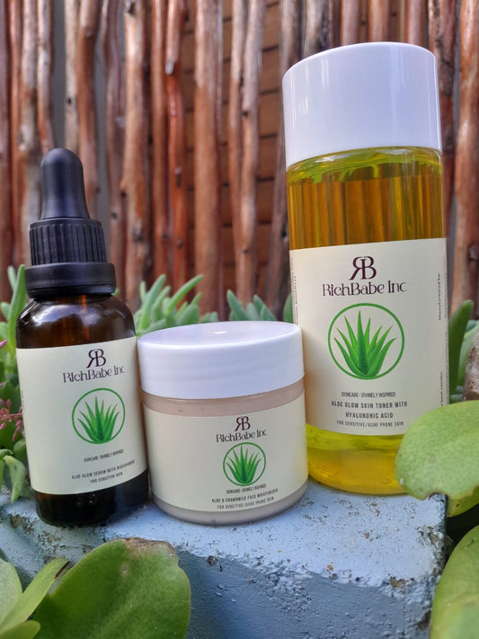 Aloe & Hyaluronic Acid Toner + Aloe & Niacinamide Serum