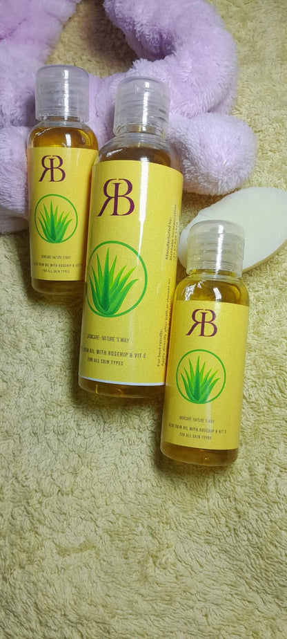 Aloe Skin oil with Rosehip and Vit E